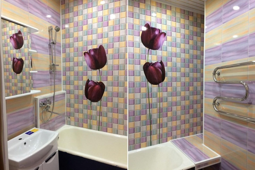 Самоклеющиеся панели для стен в ванной фото